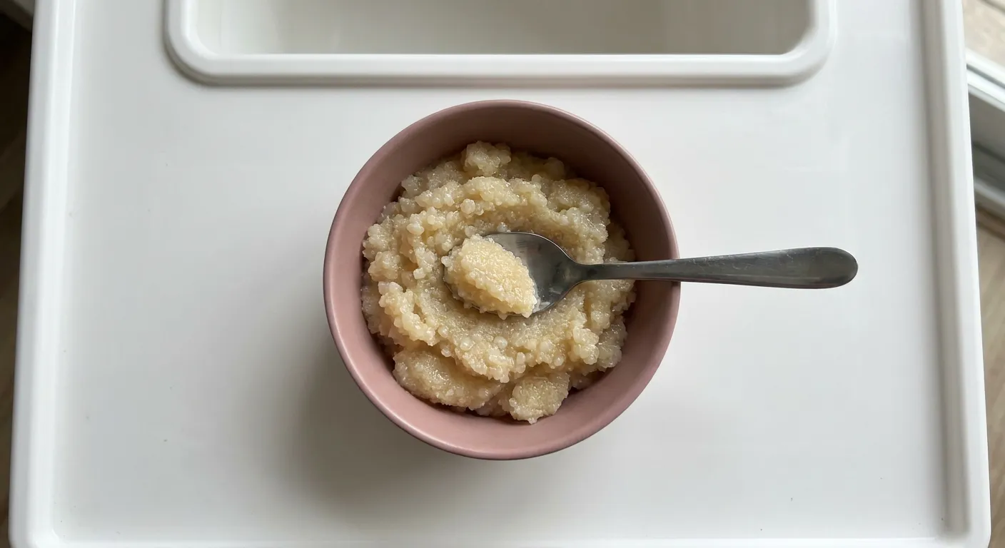 Loose and plain upma